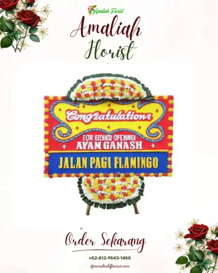Sewa Papan Bunga Petompon